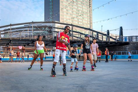 canalside roller rink photos|New: Roller Rink Opens for All Ages Fun at Canalside